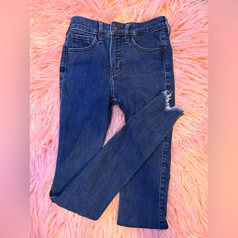 Hollister 00L W23 L30 dark blue skinny jeans